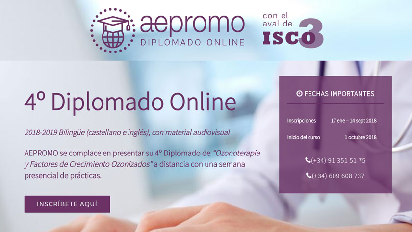 El 4º diplomado a distancia de ozonoterapia concluyó el Módulo Superior