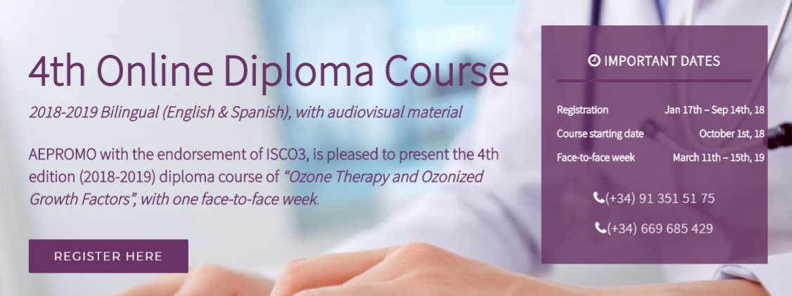 Concluded the Advance Module of the 4th distance diploma course of ozone therapy