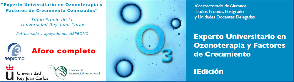 Experto Universitario en Ozonoterapia y Factores de Crecimiento Ozonizados