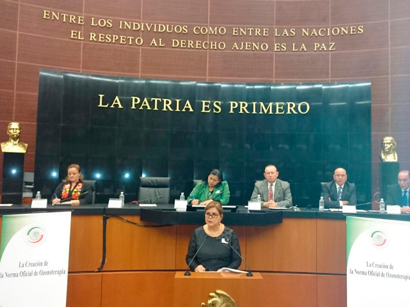 La Ozonoterapia en la agenda del Senado Mexicano