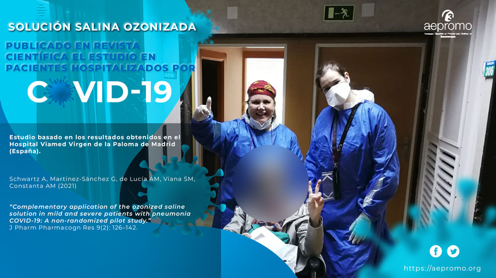 Publicado en revista científica el estudio de la Solución Salina Ozonizada en pacientes hospitalizados por COVID-19