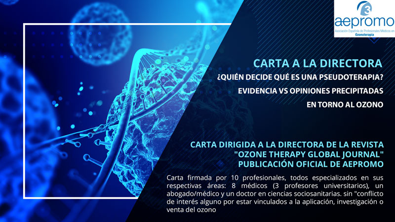 ¿Quién decide qué es una pseudoterapia? Evidencia vs opiniones precipitadas en torno al ozono