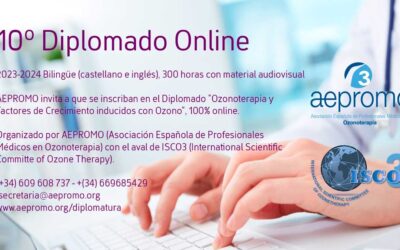 10º Diplomado de ozonoterapia (2023-2024): 300 horas. Bilingüe